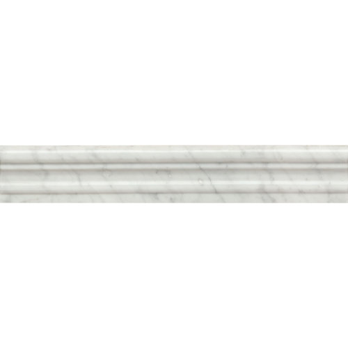 Bedrosians 12'' L x 2'' W Marble Bullnose Tile Trim Wayfair